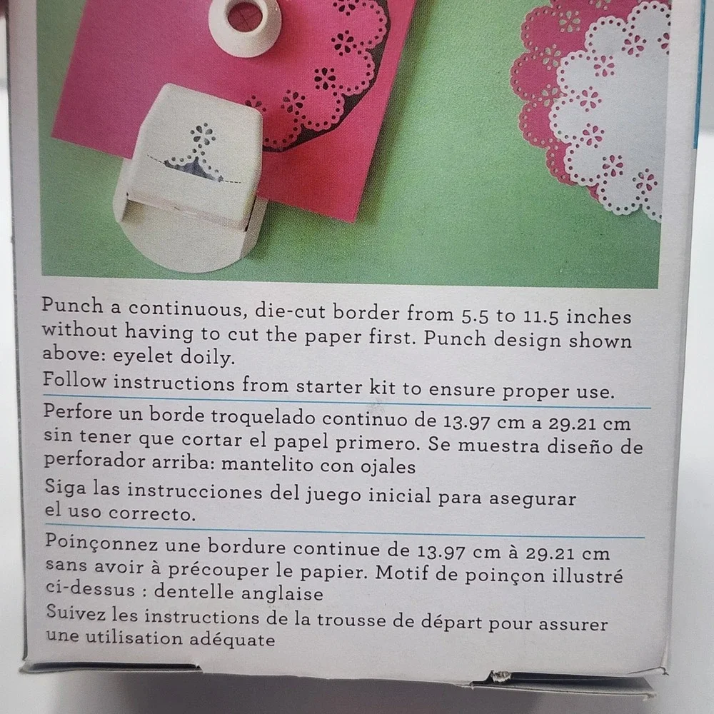 Martha Stewart Crafts Circle Edge Punch Cartridge Layered Flower Arches NIB